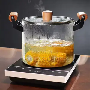 Heat Resistant Glass Pot