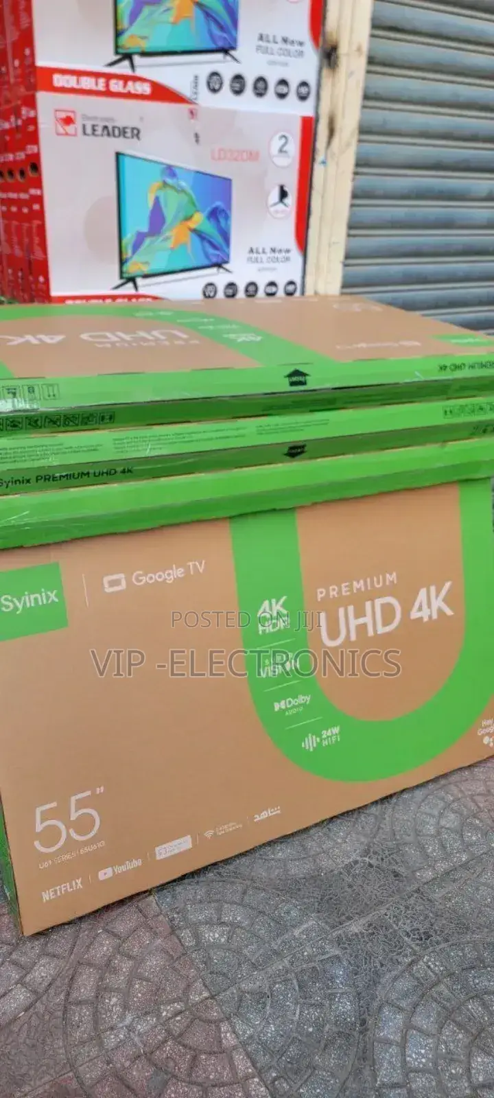 Syinix Tv 55"Inch Smart Android Google System Tv