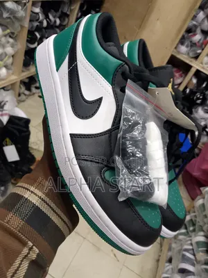 Jordan 1 Green White Black Flat Master Quality Shoes