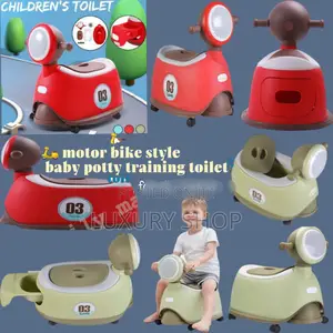 Motor Bike Style Baby Potty Training Toilet