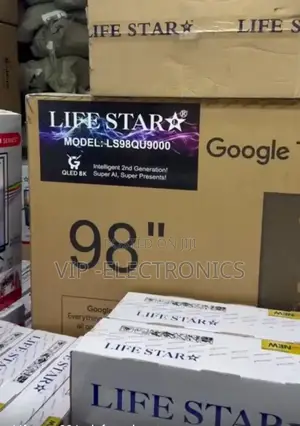 Lifestar 98"Inch Tv Smart Google System Tv