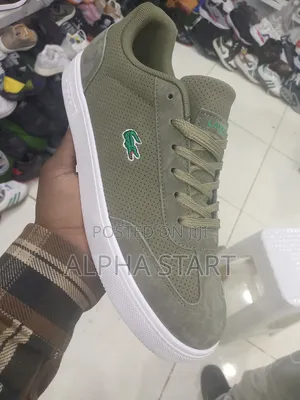 Lacoste Green Flat High Master Quality Shoes for You