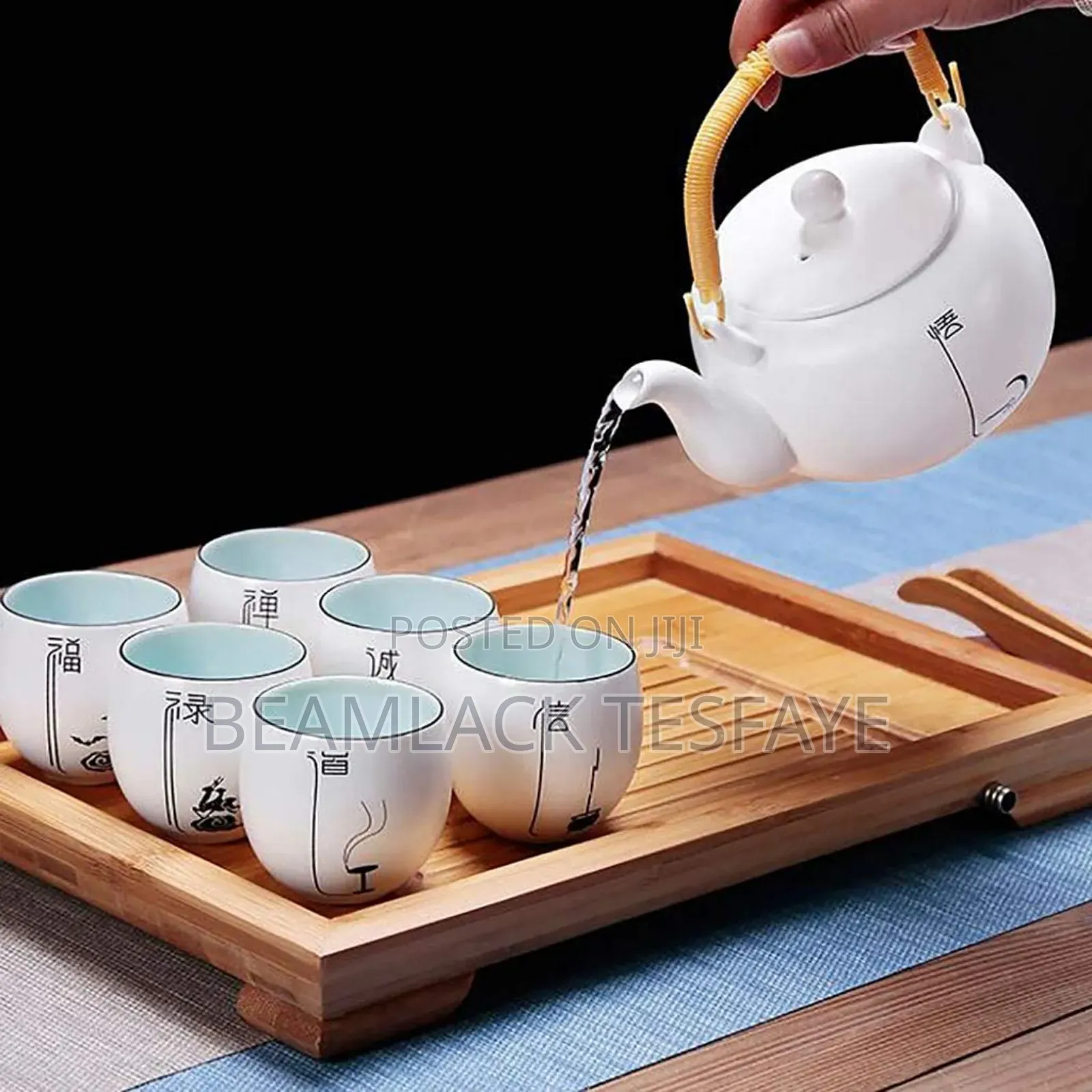 Bamboo Pallet Food Tray 3 PCS
