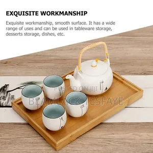Bamboo Pallet Food Tray 3 PCS