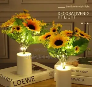 Decorative Sunflower Table Lamp