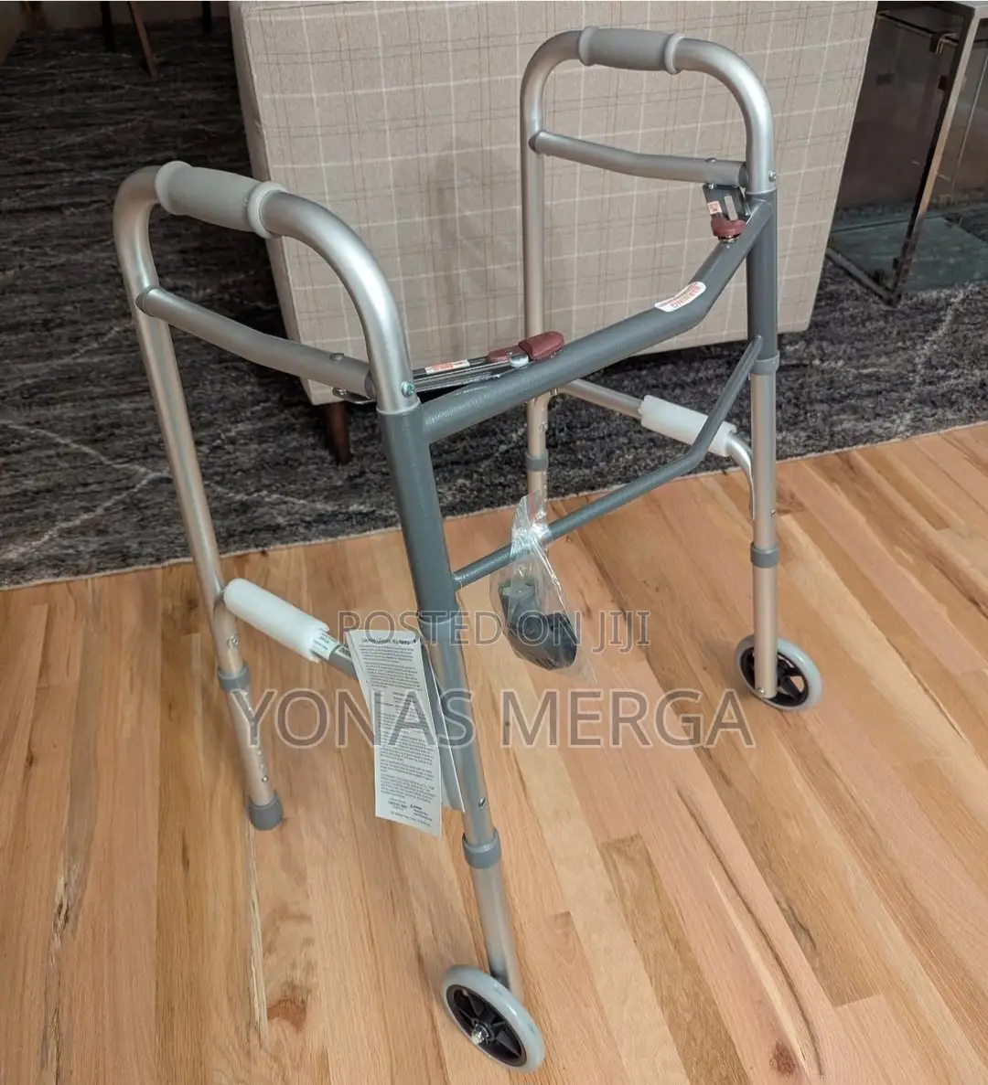 Walker (Ws 76) (Combo) Adjustable Adult Walker፵畹rubber Shoes