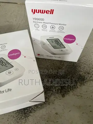 Yuwell Ye660d Is an Automati Blood Pressuer Monitor