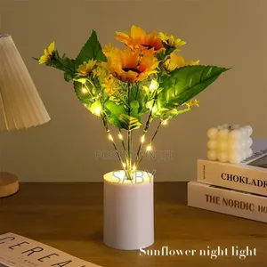 Aesthetic Sunflowers Table Lamp