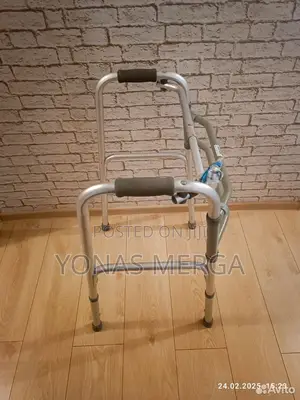 Walker፹痰ወከርeasy Push-Button for Folding Grey + Sliver Color