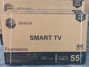 Bravia 55"Inch Tv Smart Frameless Tv