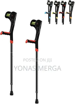 Runmex Surgical Elbow Crutches፴竜strong/Cane Unbreakable ክራንች