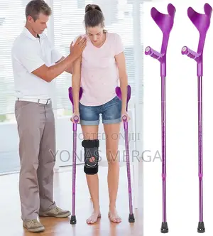 Elbow Crutches፸康strong, Non-Slip Rubber to Increase Traction