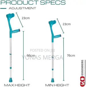 Crutches for Adults (X 2pcs), Dimmable Crutches for Adults,