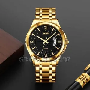 Skmei 9069 Men Waterproof Quartz Metal Analog Watch