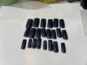 Blue Press on Nails