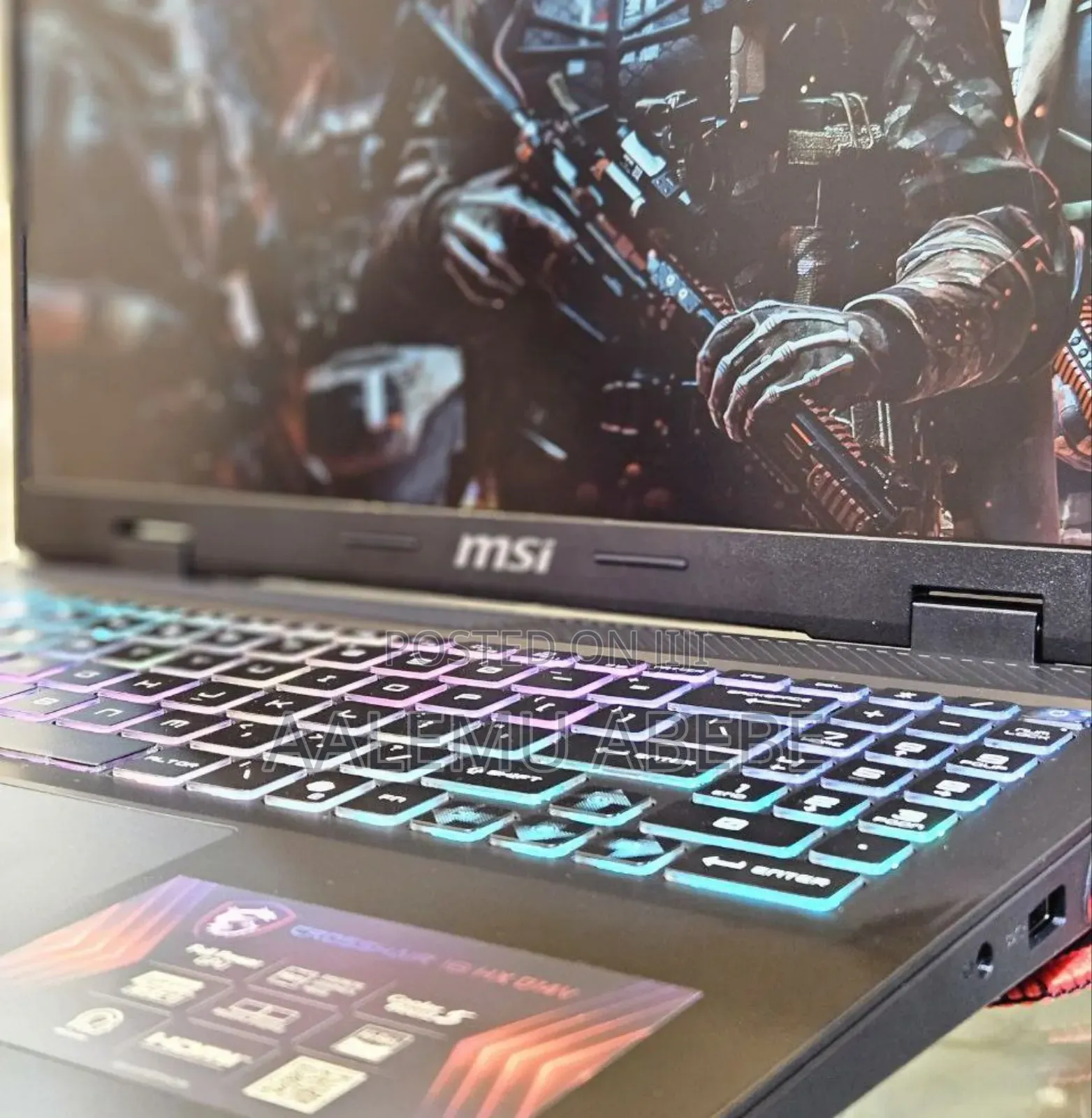 New Laptop MSI Crosshair 17 16GB Intel Core I7 SSD 1T