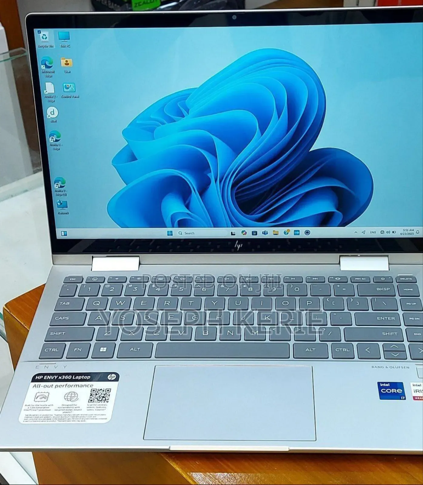 New Laptop HP Envy 14 16GB Intel Core I7 SSD 512GB