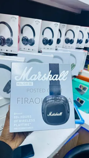 Marshall Headphone 
80+ Hours 
Play Time
