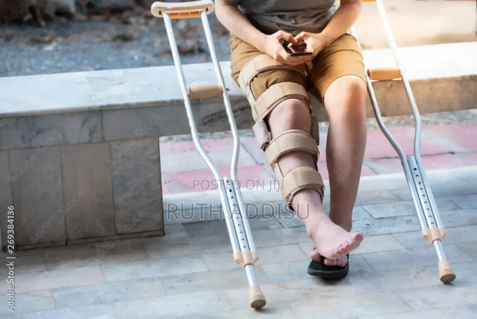 Crutches3፰crutches Aluminium Pair Price Crutches Rubber Top