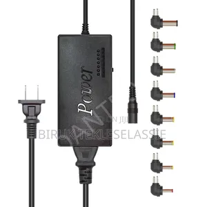 Multi-Functional Adjustable 12-24v Charger With 8 Connectors Adapter