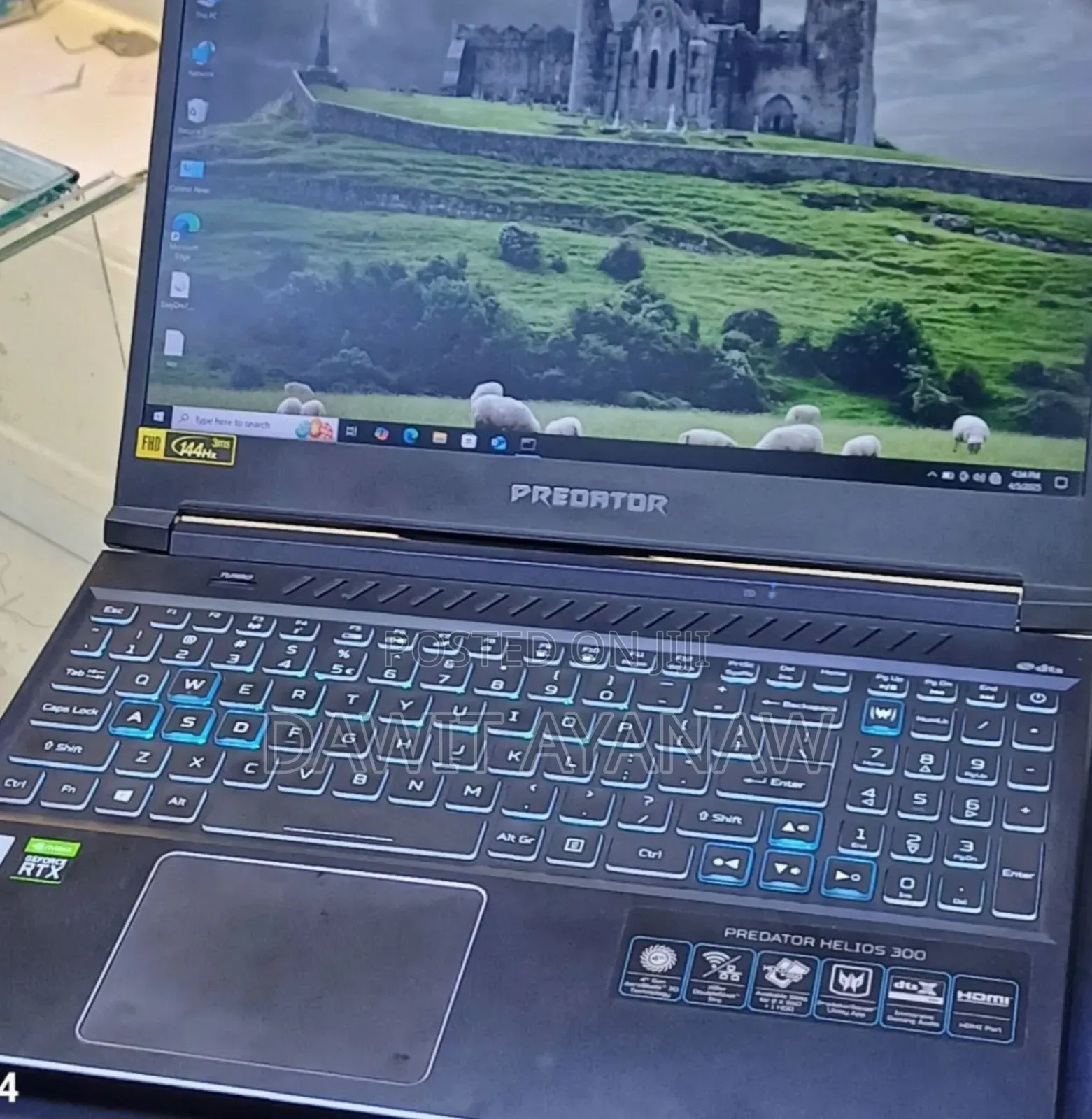 New Laptop Acer Predator Helios 300 16GB Intel Core I7 SSD 1T