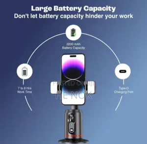 Auto Face Tracking Selfie Stick Tripod 360 Degree