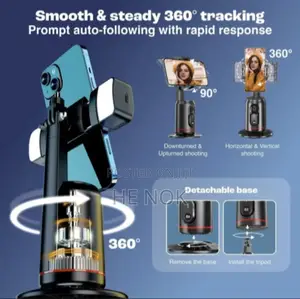 Auto Face Tracking Selfie Stick Tripod 360 Degree