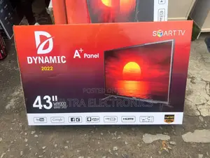 Dynamic 43 Inch Double Glass Smart Uhd Tv