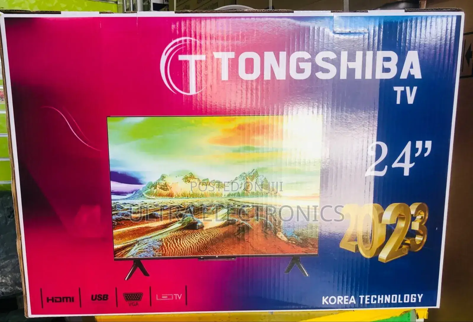 Bingo 24 Inch Double Glass Tv