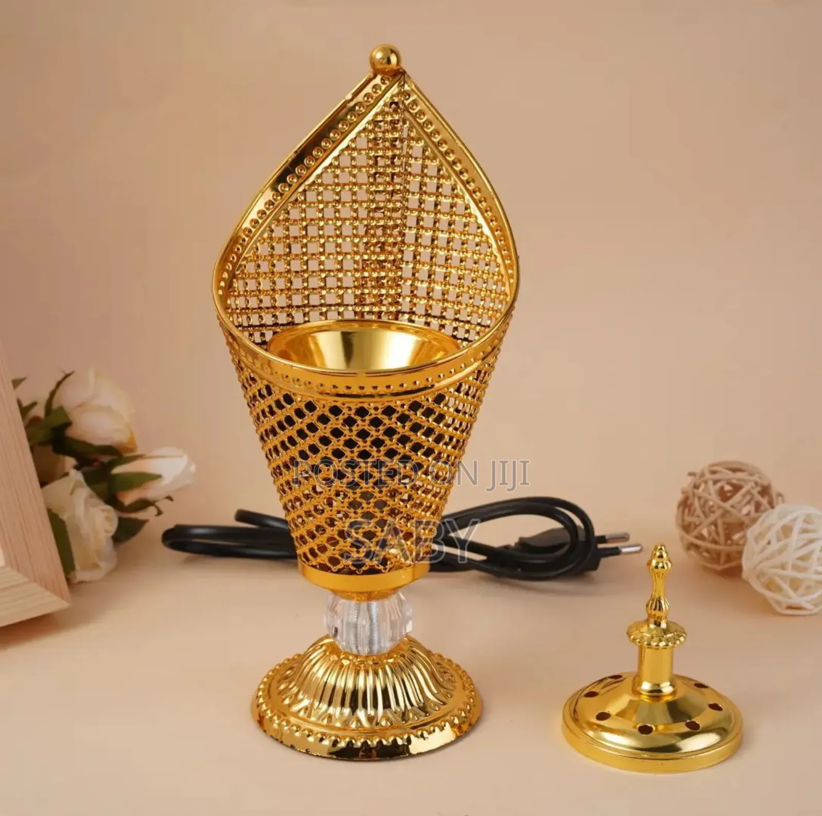 Golden Electric Incense Burner