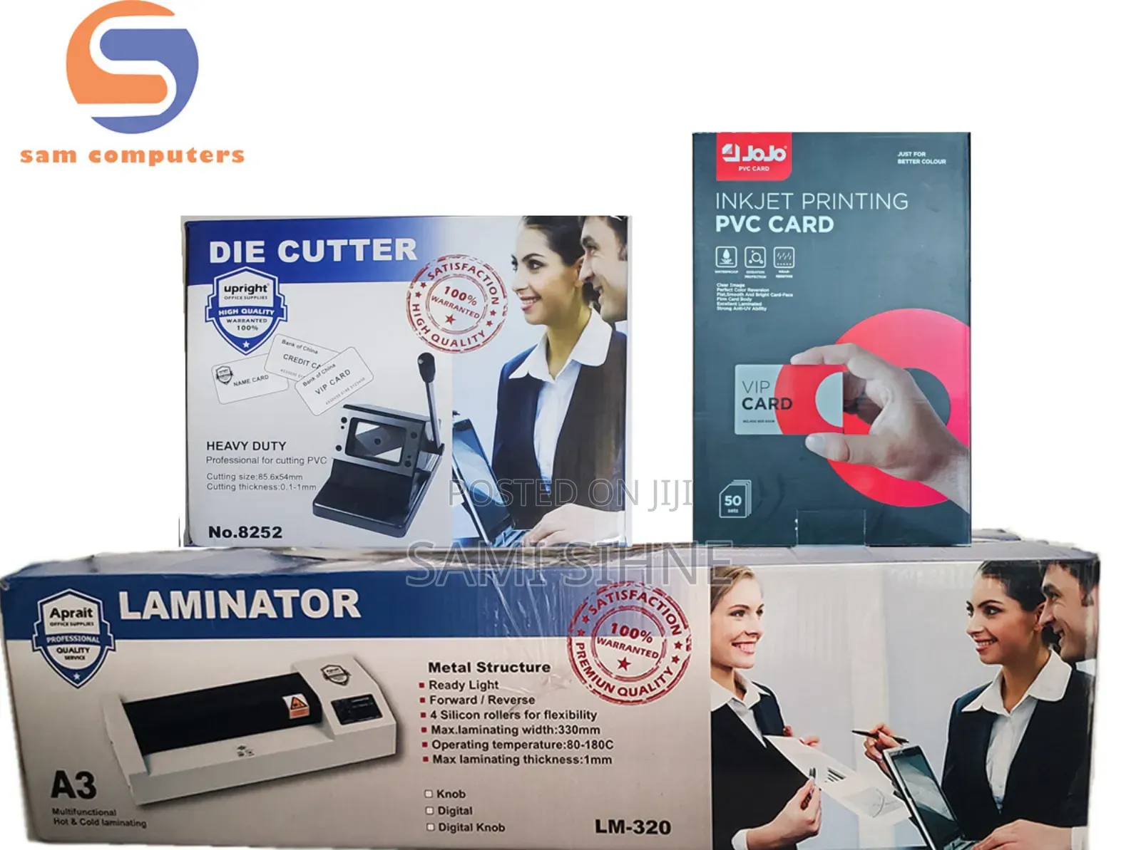ለትንሽ ጊዜ የሚቆይ ቅናሽ Id Cutter ,Laminator and PVC Cards