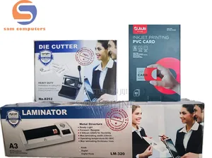 ለትንሽ ጊዜ የሚቆይ ቅናሽ Id Cutter ,Laminator and PVC Cards
