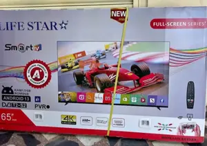 Lifestar Tv 65"Inch Tv Smart Android Nwe 2025 Original Lifestar Tv