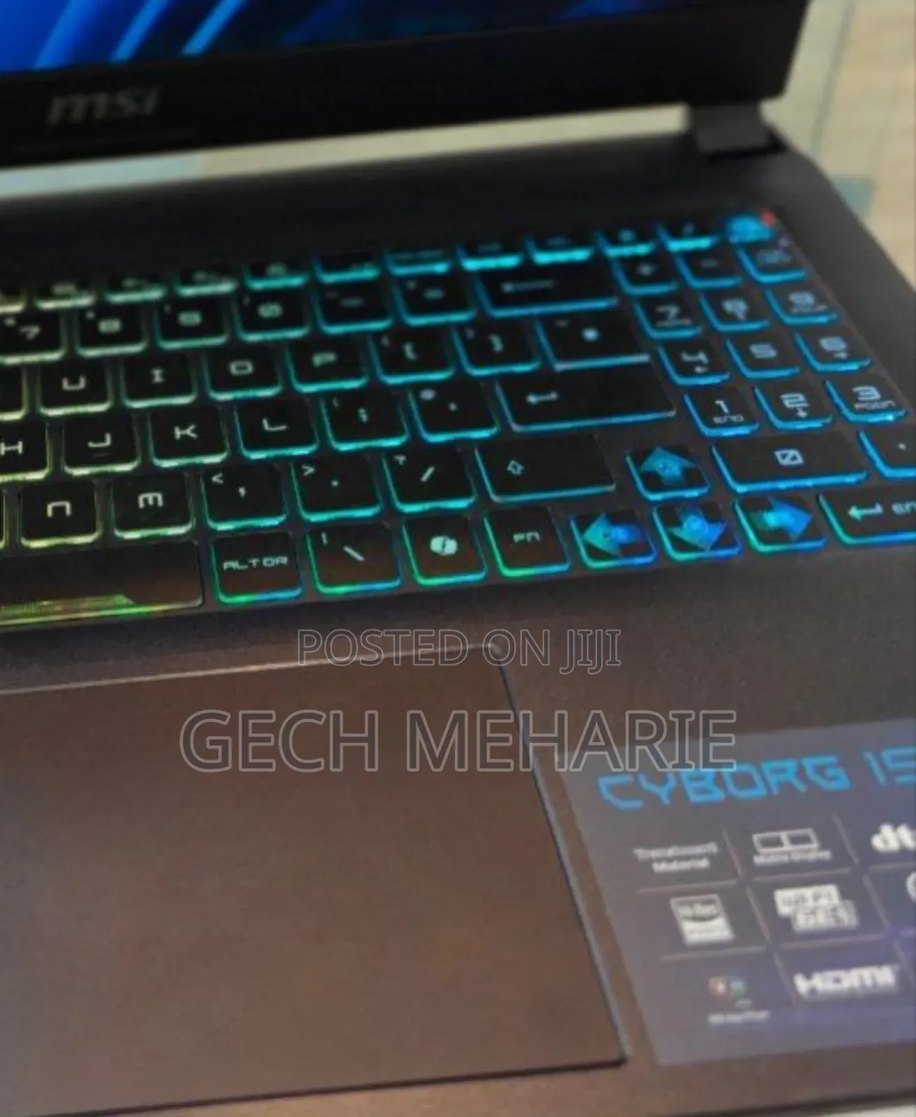 New Laptop MSI Cyborg 15 16GB Intel Core Ultra 7 SSD 1T