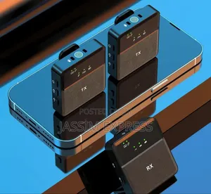 Dual Wireless Type C and 3.5 Interface Mic(Camera and Phone)
