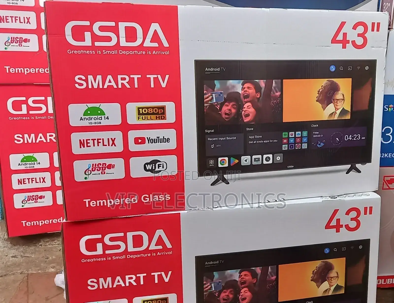 Gsda Tv 43"Inch Smart Nwe 2025 Tv