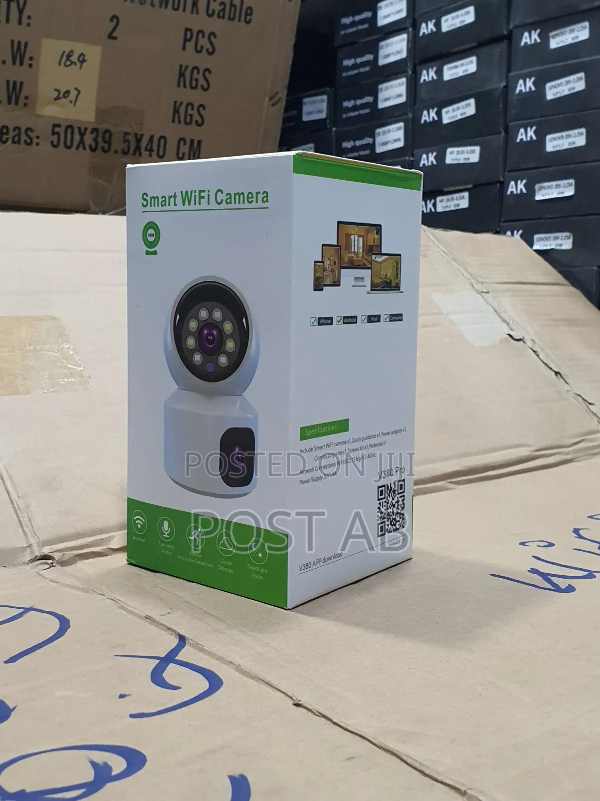 Smart Wifi Camera 4g Sim Card (በሲም የሚሰራ) V380 Pro