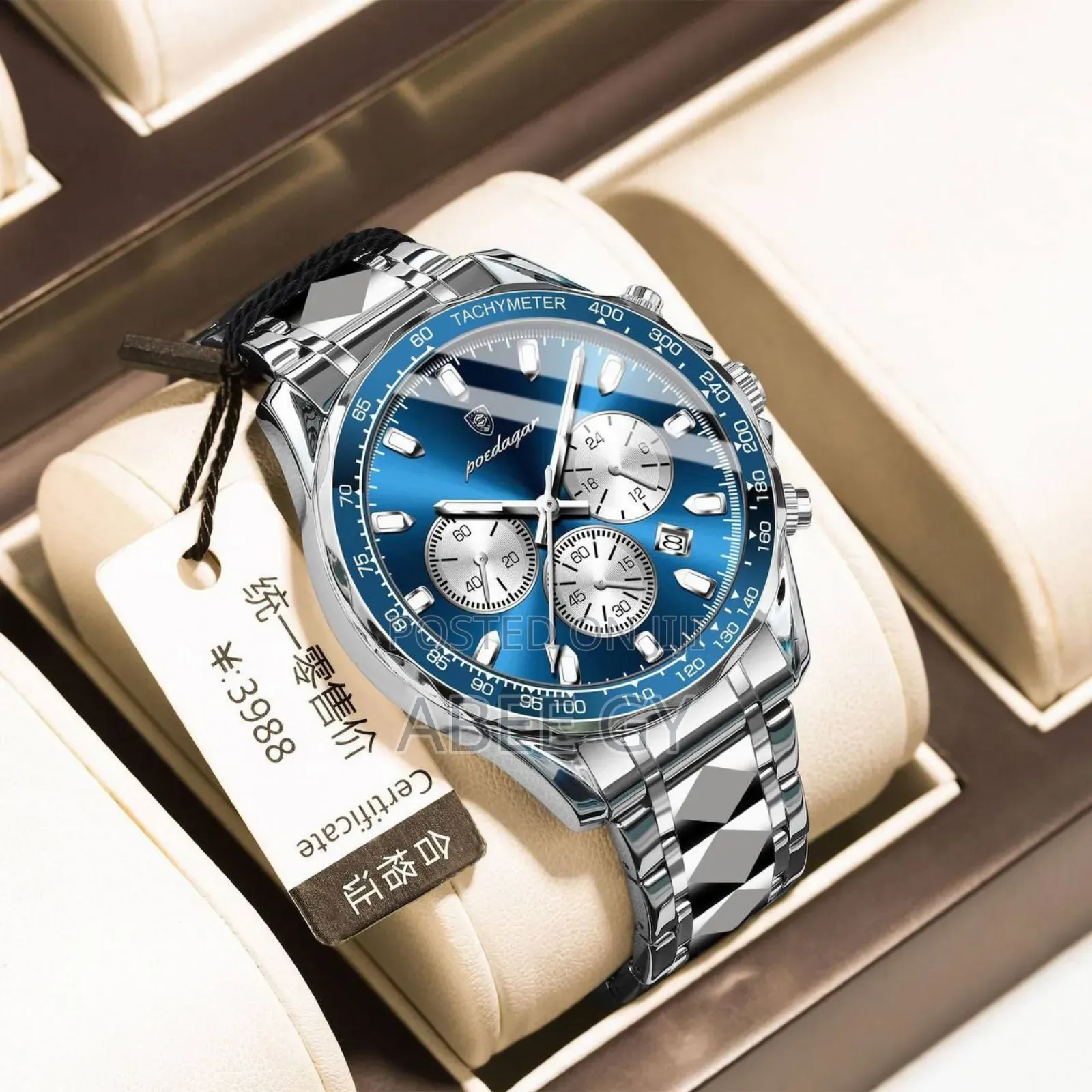 Poedagar 815 Men Wristwatch Stainless Steel