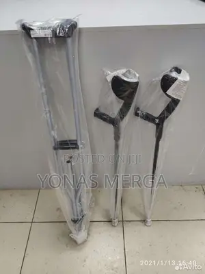 Kranch/Crutches 1 Pair(Left and Right) Light Metal Aubergine
