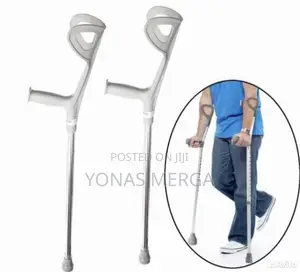 Elbow Crutches፬刃fast Cure Fc924 Imported Silver Adjustable