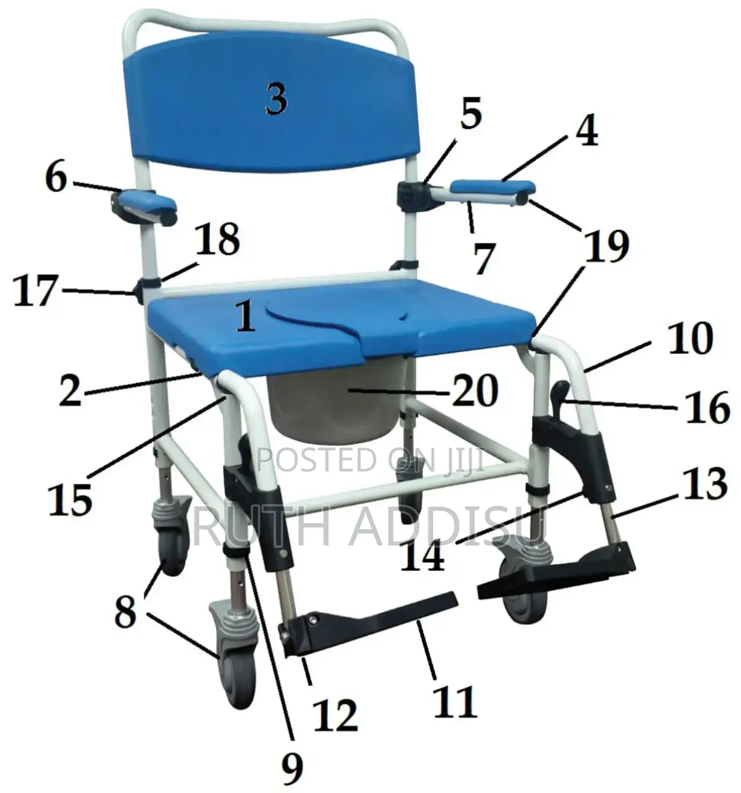 Modern Toilet and Bath Seat Commode Chair Medical Toilet