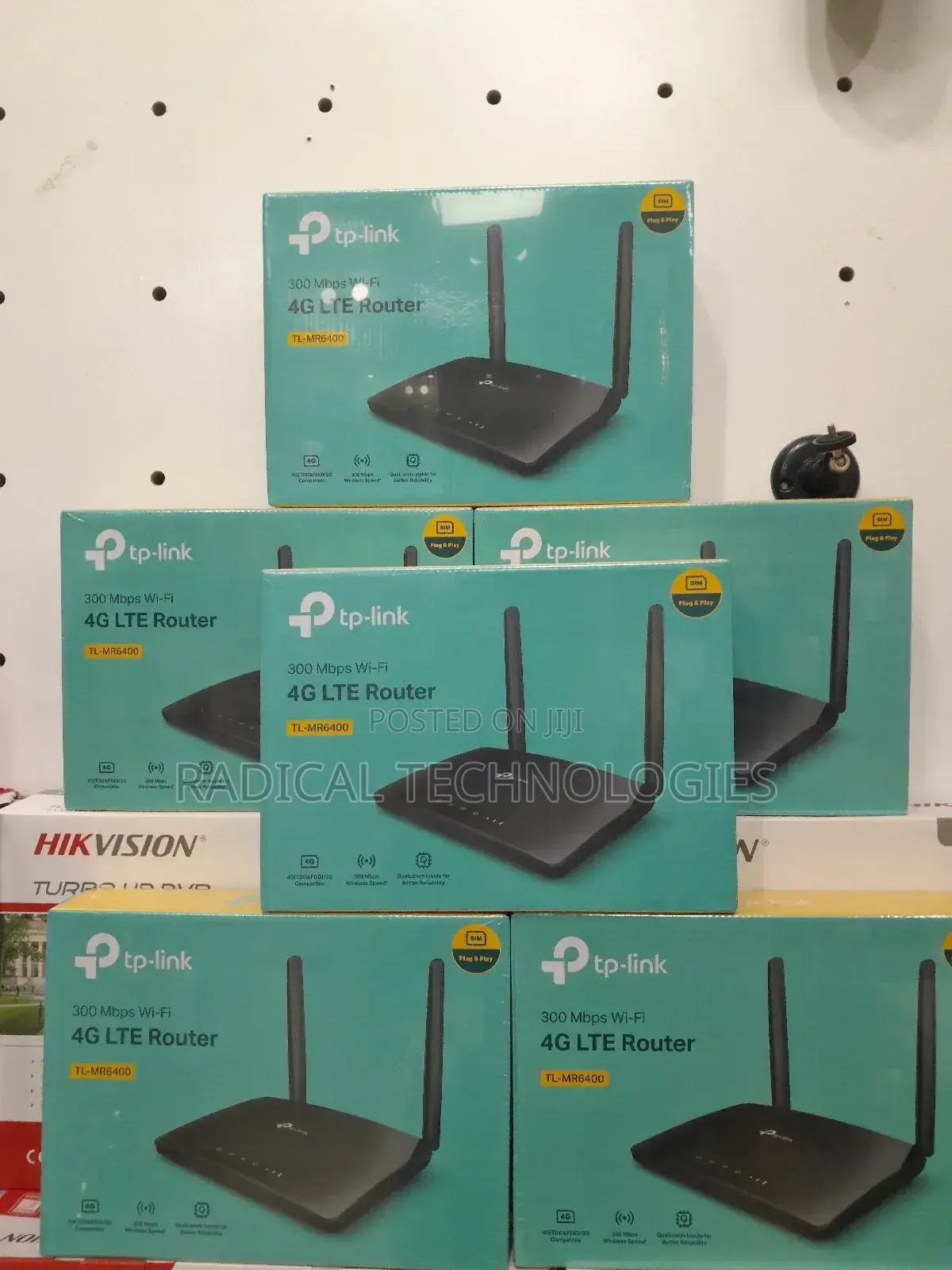 Tplink 6400 4g በ ሲም የሚሰራ Wifi Router Security Camera Huawei