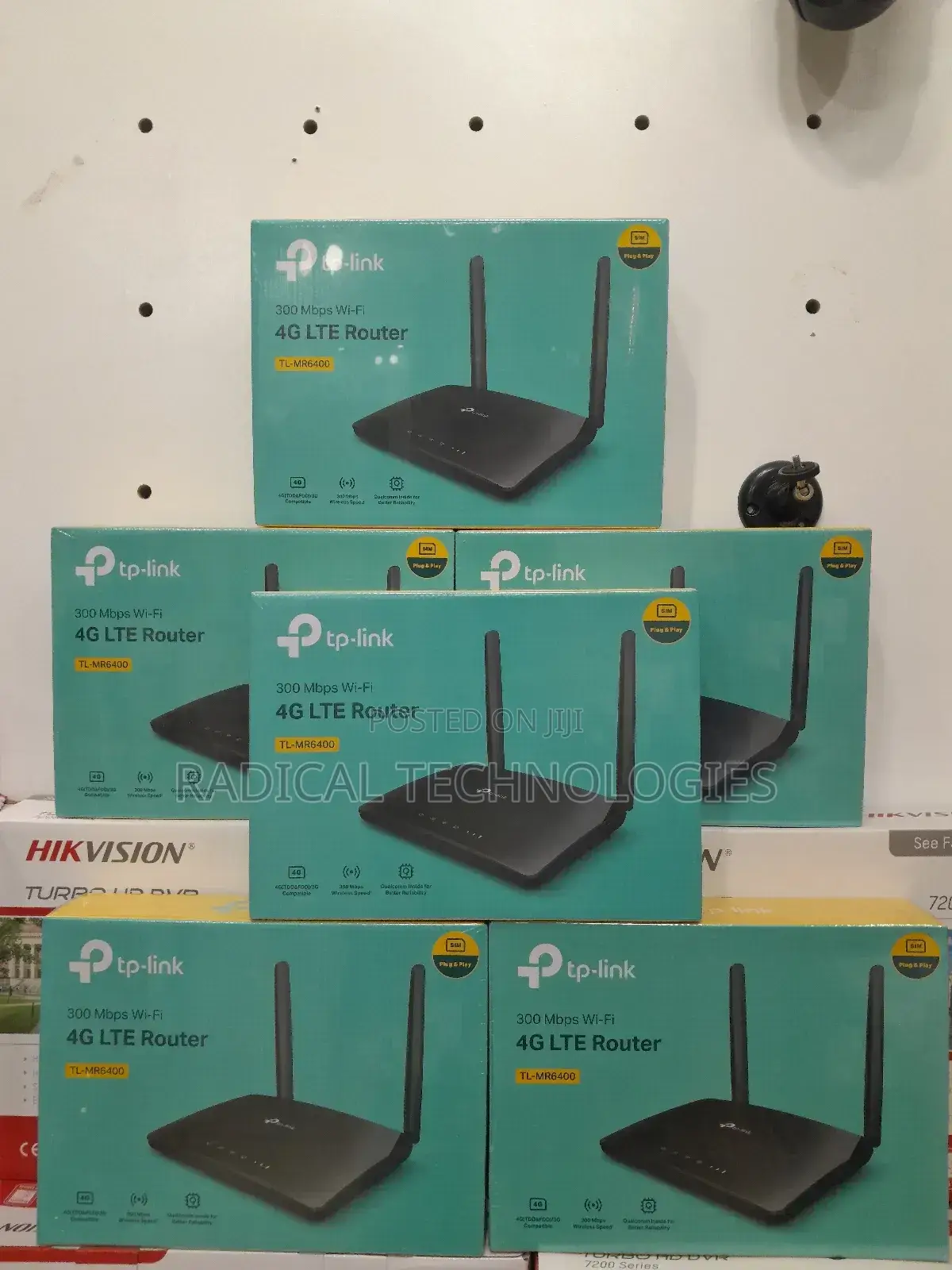 Tplink 6400 4g በ ሲም የሚሰራ Wifi Router Security Camera Huawei