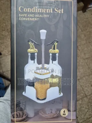 Vinegar and Olive Oil Bottle Combo Set(4pcs)