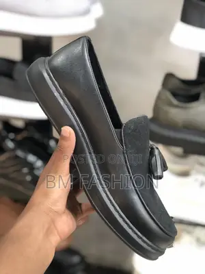 Chekich Full Black Loafers Flat Shoes