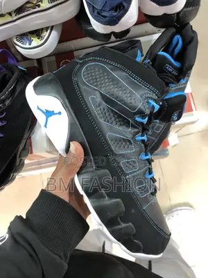 Jordan 9 Blue Black Mid