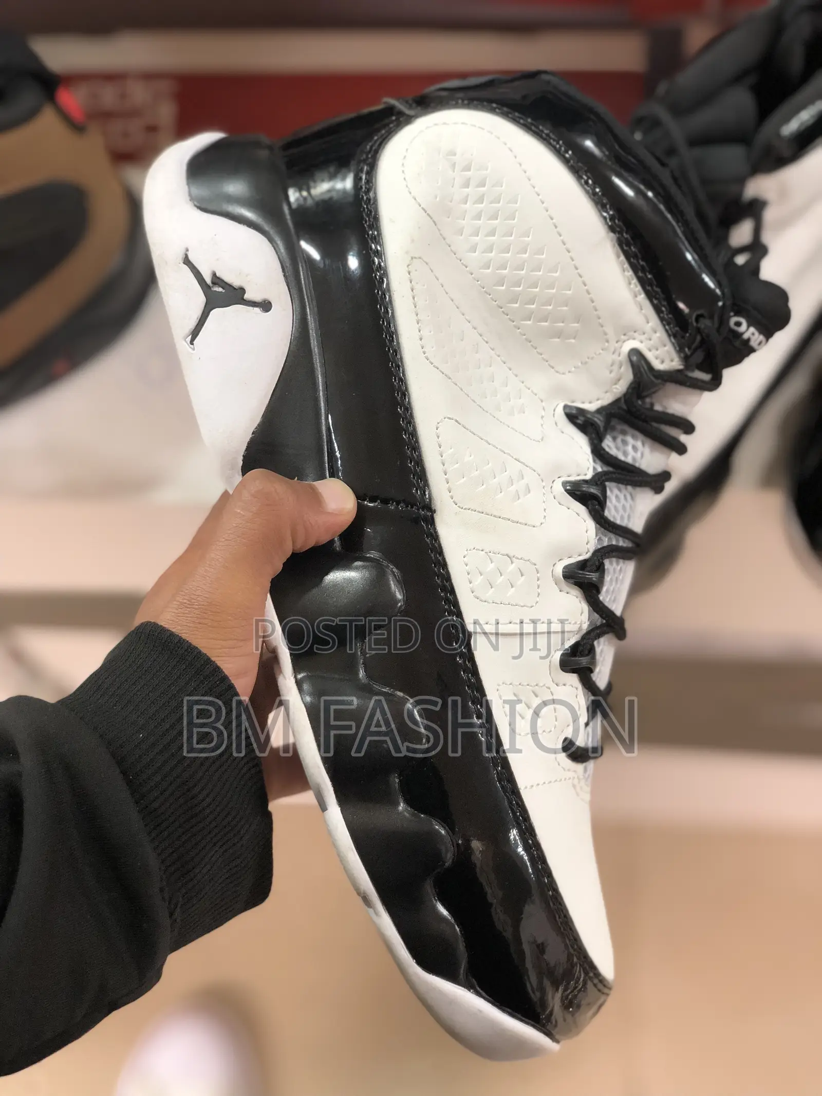 Jordan 9 Black White Mid Retro
