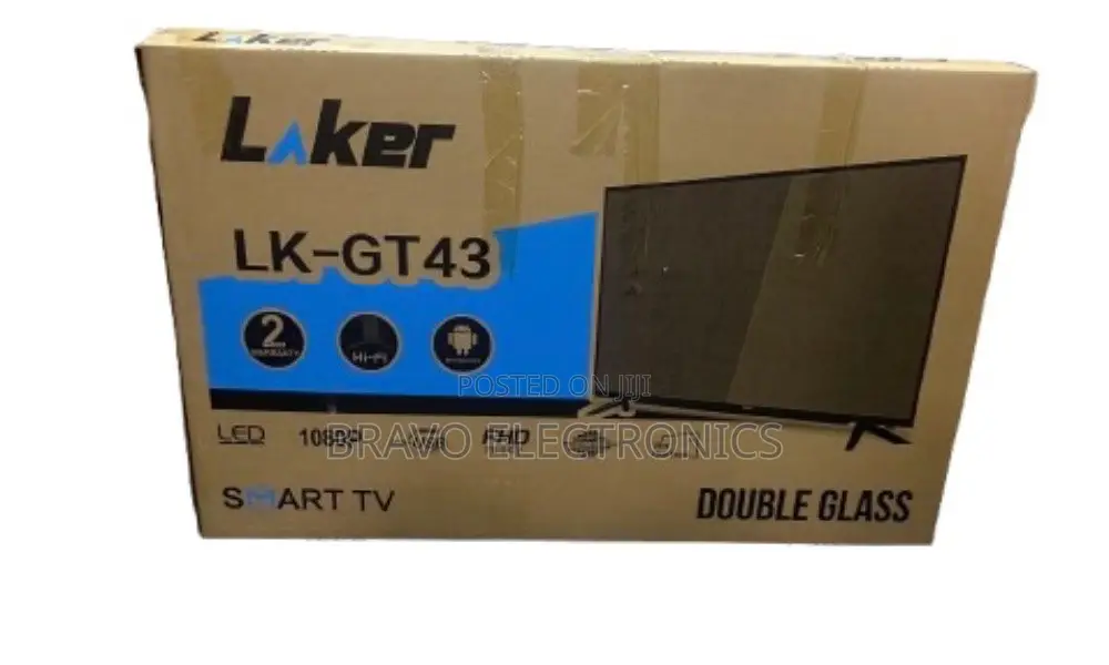 Laker 43" Smart Tv | Crystal Clear Display | 2025 New Model