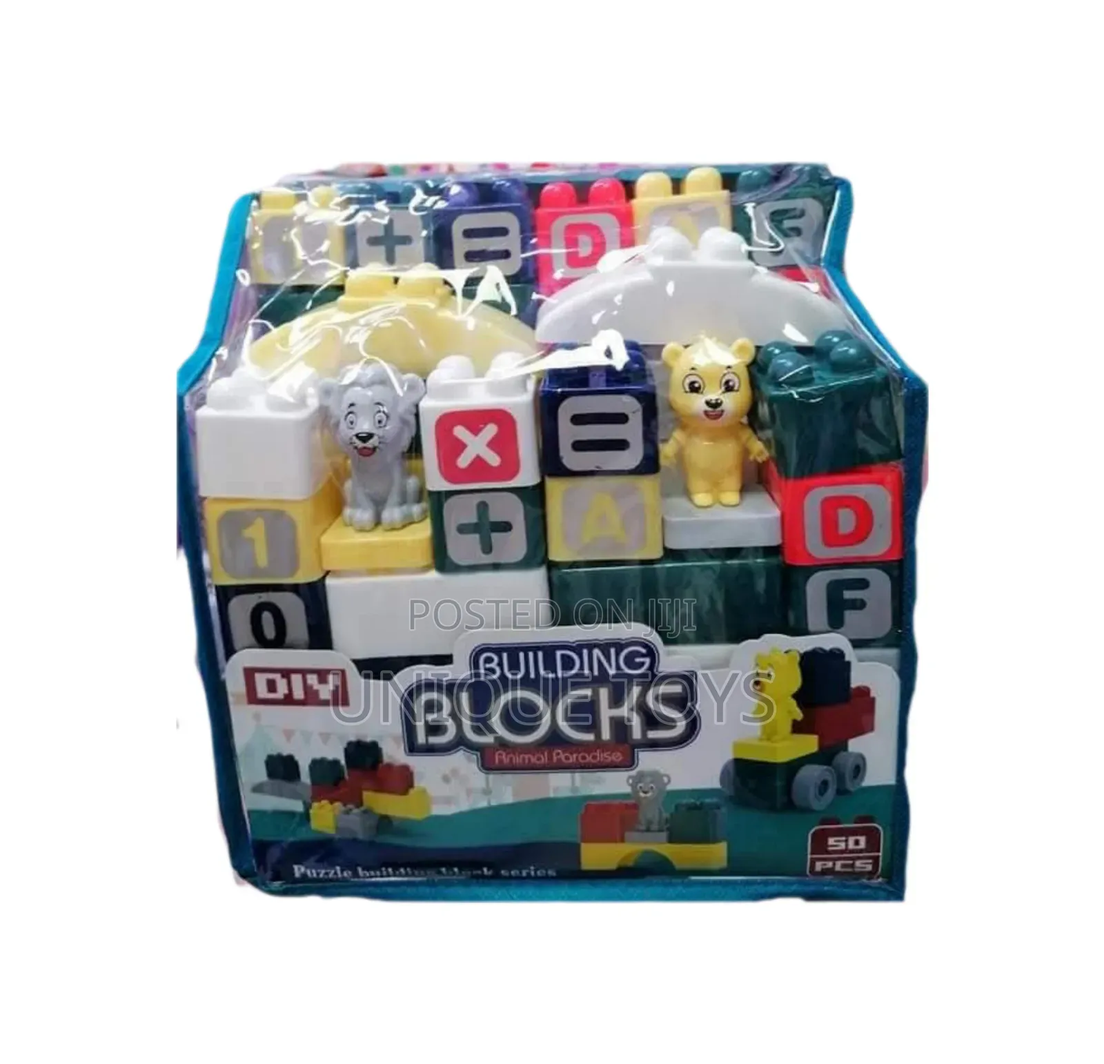 Animal Paradise Diy Building Blocks, 50 Pieces
