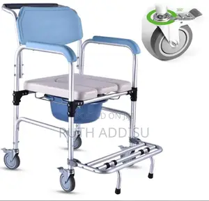Commode Mini Wheel Wheel Chair8፱toilet Bath Chair Commode